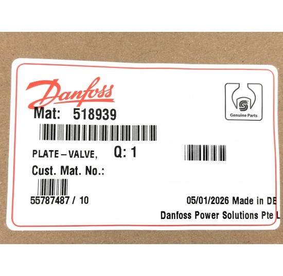 518939 - Valve plate
