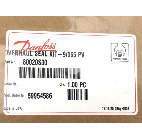 80020S30 - Overhaul Seal Kit 90PV055