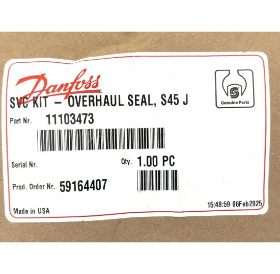 11103473 - Overhaul seal kit S45 J Frame