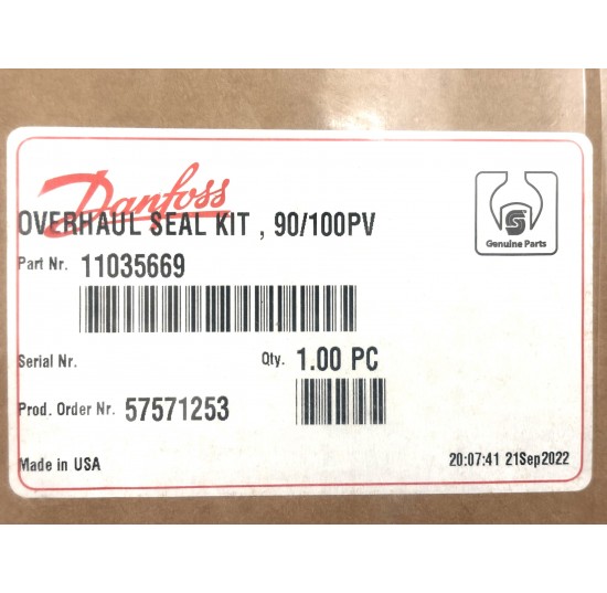 11035669 - Overhaul Seal Kit 90PV100