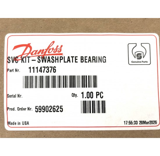 11147376 - Swashplate Bearing Kit KV/LV Motor